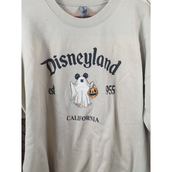 Disneyland Est 1955 Women's California Ghost Mickey Mouse Gildan Sweatshirt XL - Picture 4 of 9